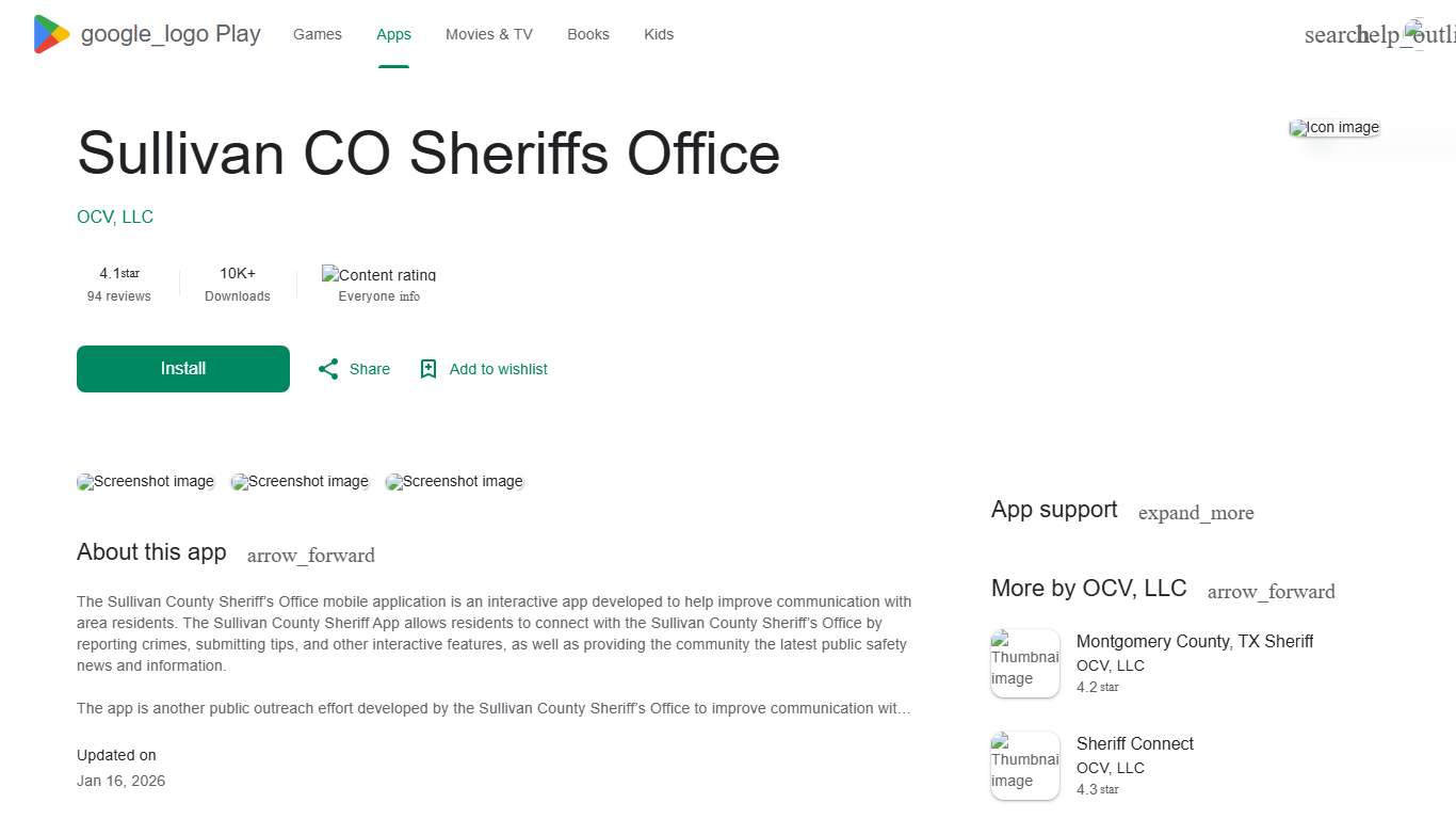 Sullivan CO Sheriffs Office - Apps on Google Play
